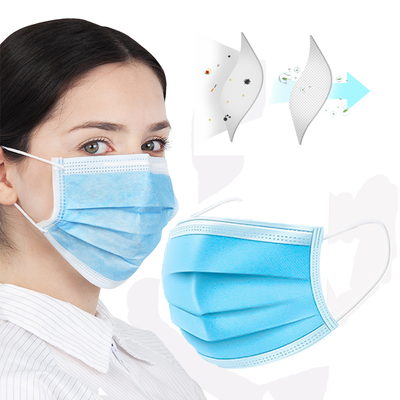 MOQ 1box/50pcs 3 Ply Fashion Mask PPE Non Woven Class II EN14683 Type IIR Disposable Face Mask