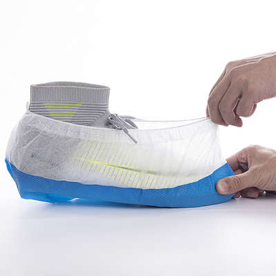 Disposable Waterproof Anti-slip Breathable Non-woven PP+PE  Shoe Covers Onetime 1000pcs One Carton