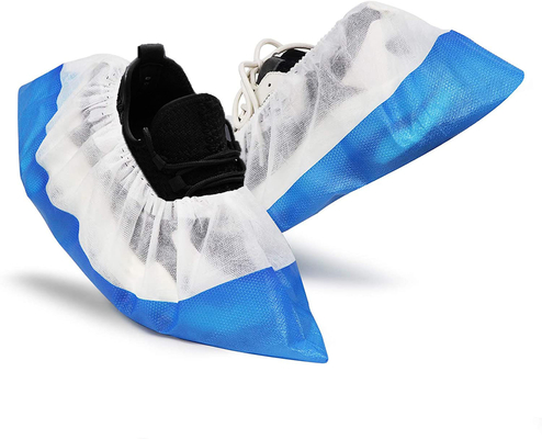 Disposable Non-woven Shoe Covers Non Woven Non Skid Shoe Cover Pp+cpe 1000pcs One Carton