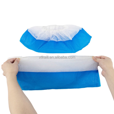 1000pcs One Carton Personal Protective High Quality PP CPE Non Woven Plastics Disposable Shoe Cover