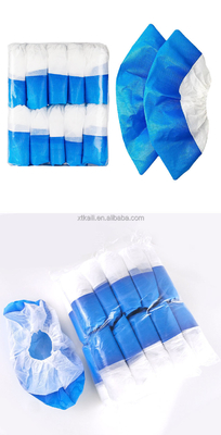 1000pcs One Carton Personal Protective High Quality PP CPE Non Woven Plastics Disposable Shoe Cover