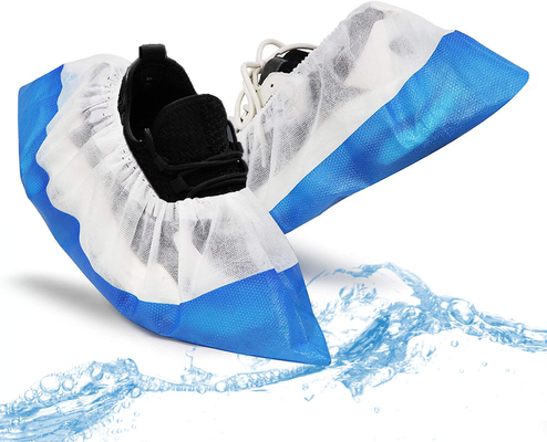 1000pcs One Carton Non Sterile Personal protection CPE+PP Shoe Cover Abrasion Resistant Waterproof Rainproof Shoe Cover