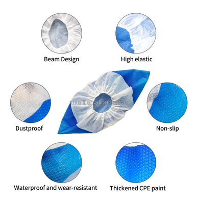 Disposable Shoe Covers Household Indoor Wear-resistant Dustproof Non-slip Adult Waterproof Plastic Shoe Cover