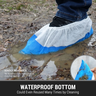 CPE Foot Cover Disposable Wear-resistant Bottom Waterproof Shoe Cover