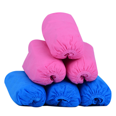 Eco-Friendly Disposable Blue Plastic Shoe Cover Degradable PP Material 100/pc