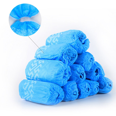 Eco-Friendly Disposable Blue Plastic Shoe Cover Degradable PP Material 100/pc