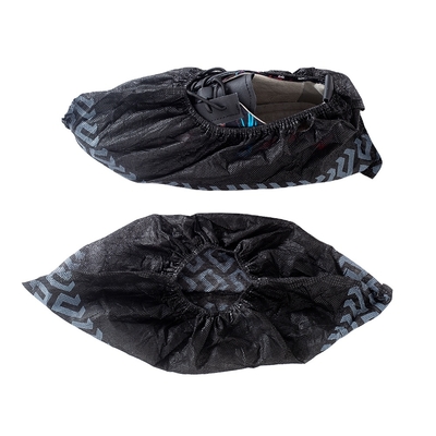 Eco-Friendly Disposable Blue Plastic Shoe Cover Degradable PP Material 100/pc