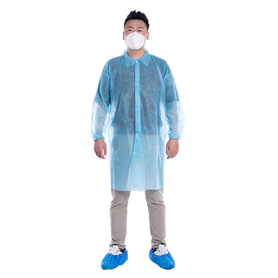 PP 40GSM Individual Packing or Customized Packing Disposable Chemical Protective Smock