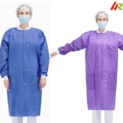PP 40GSM Individual Packing or Customized Packing Disposable Chemical Protective Smock
