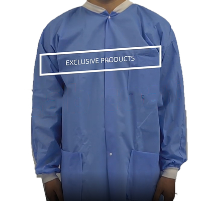 Non Woven Lab Coats Wholesale Laboratory Gowns Doctor Waterproof Disposable Lab Coats