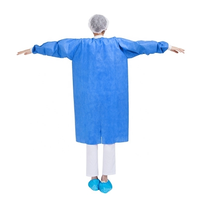 Lab Coat Nonwoven PP SMS  Doctor Labcoats Nursing Scrubs Nurse Uniform Customized Lab Coat