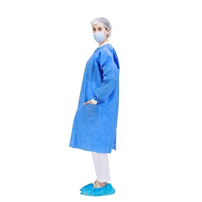 Lab Coat Nonwoven PP SMS  Doctor Labcoats Nursing Scrubs Nurse Uniform Customized Lab Coat