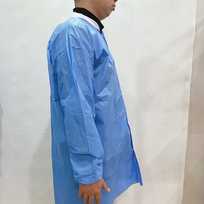 Doctor Coat Disposable SMS Work Suits Non Woven  Visitor Gown Lab Coat
