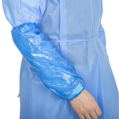 Disposable Sleeve Covers Pe Sleeve Cover 3g Blue Personal Manga Plastic Cubre Brazos