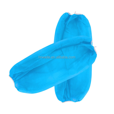 Wholesale Disposable Multifunction Protection Non-woven Arm Sleeve Cover Blue PP Oversleeve