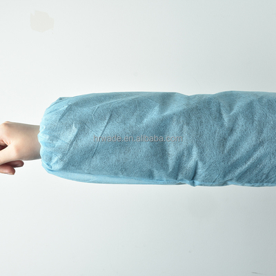 Wholesale Disposable Multifunction Protection Non-woven Arm Sleeve Cover Blue PP Oversleeve