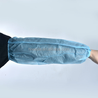 Wholesale Disposable Multifunction Protection Non-woven Arm Sleeve Cover Blue PP Oversleeve