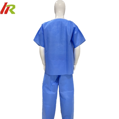 Hospital Uniform Nonwoven Set Scrub Suit Lab Coat Disposable Scrub Suit