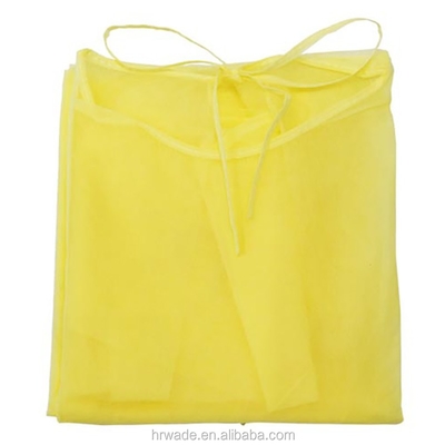 Polypropylene 50 Gsm Frock With Waterproof Microporous Film Waterproof Disposable Chemo Gown Disposable Isolation Gowns